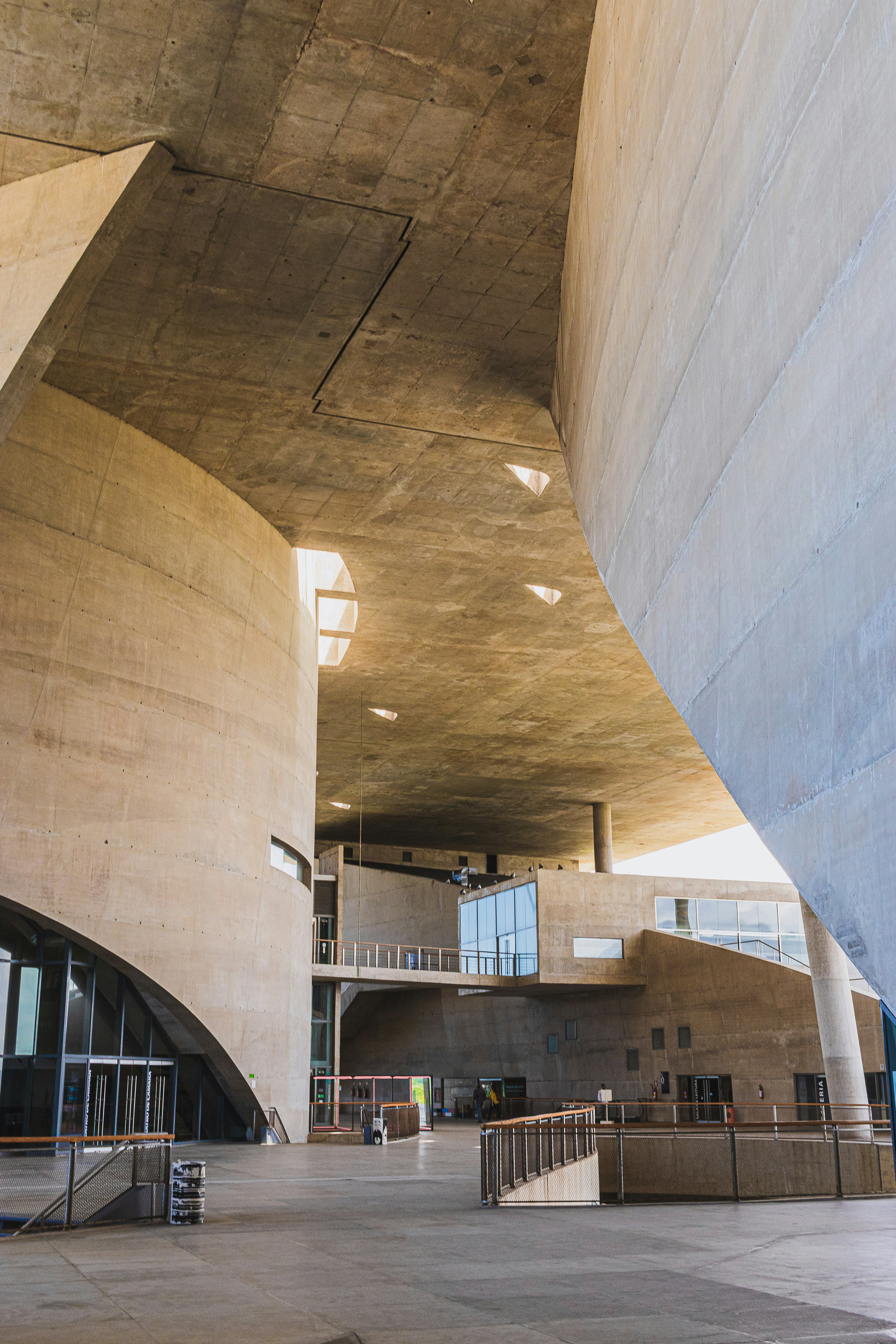 brown and white concrete building